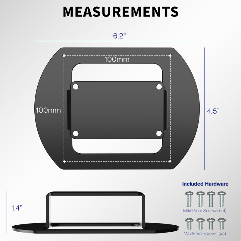 Vivo Short Recessed VESA Adapter Designed For Compatible Samsung Monitors