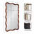 Talma Wavy Rectangle Mirror for Bathroom