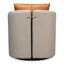 Bronson Linen Swivel Barrel Chair