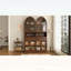 Armoire de bar haute et arquée pour un rangement et une présentation élégants-1292039370