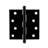 Ageless Iron 4" Residential Duty Ball Tip Hinge  With Square Corners