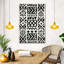 Abstrait géométrique africain sur toile-1148825270