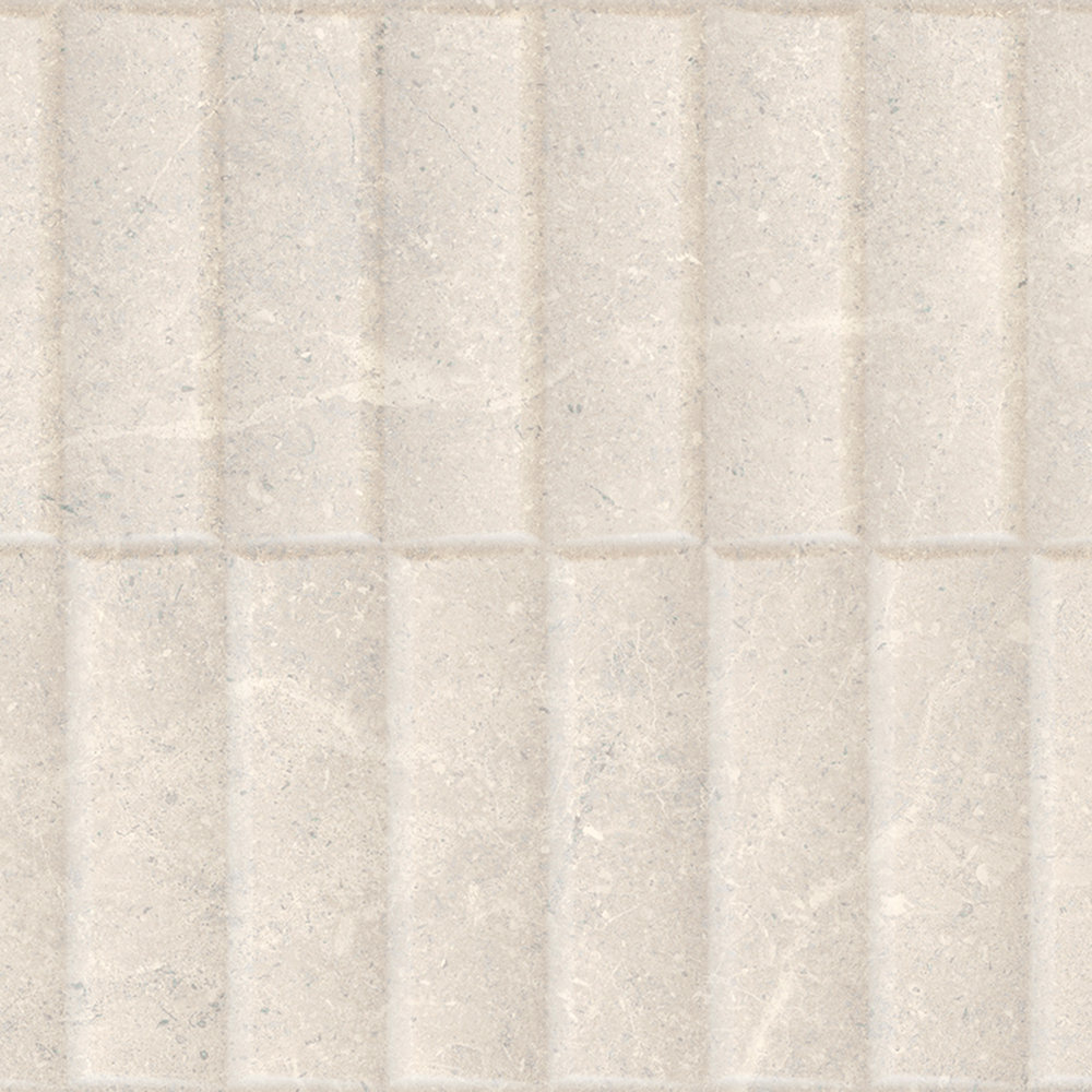 Story 16" x 48" Tile, Cream Blind