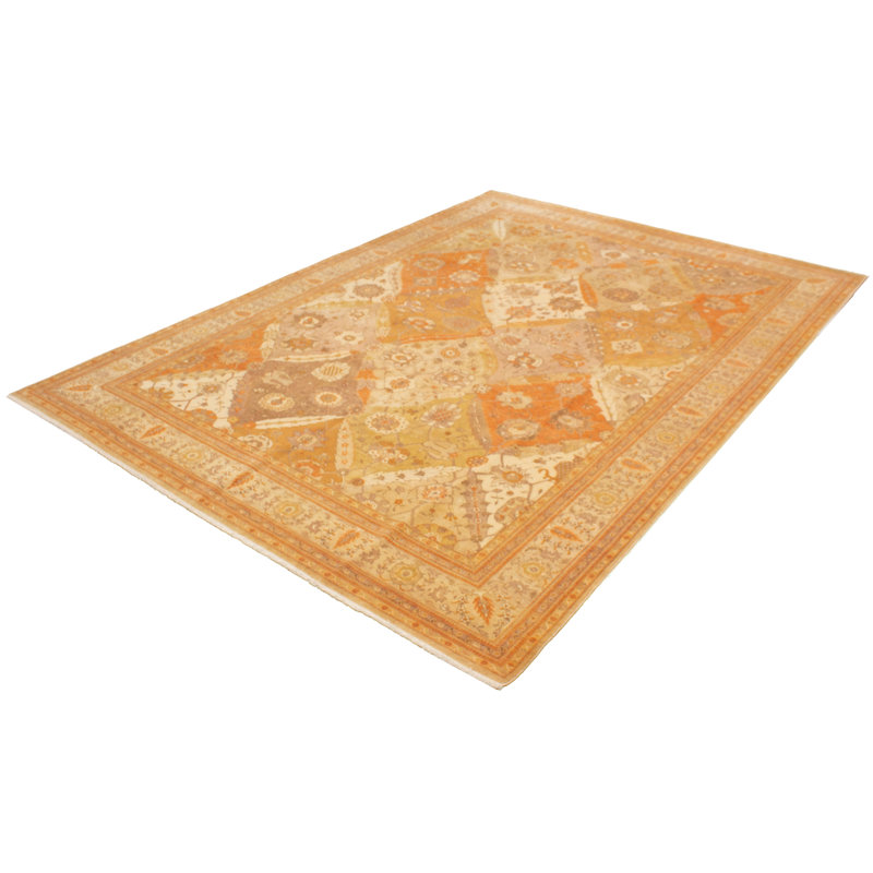 Dhaill One-of-a-Kind 10'0" X 14'1" New Age Wool Area Rug in