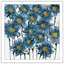 «Forget Me Not Bouquet», reproduction de peinture acrylique encadrée-30732349