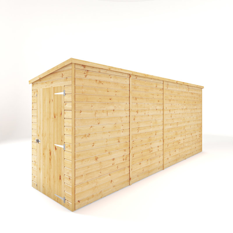 Mercia 16 X 4 Modular Shiplap Pent Shed