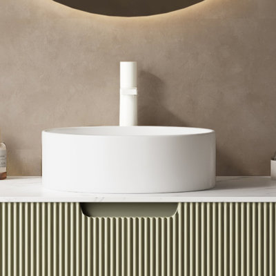 Lavabo en céramique 14 po Modern