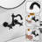 Wall Mounted Kitchen & Bathroom Sink Faucet With Double Cross Handle-105843357