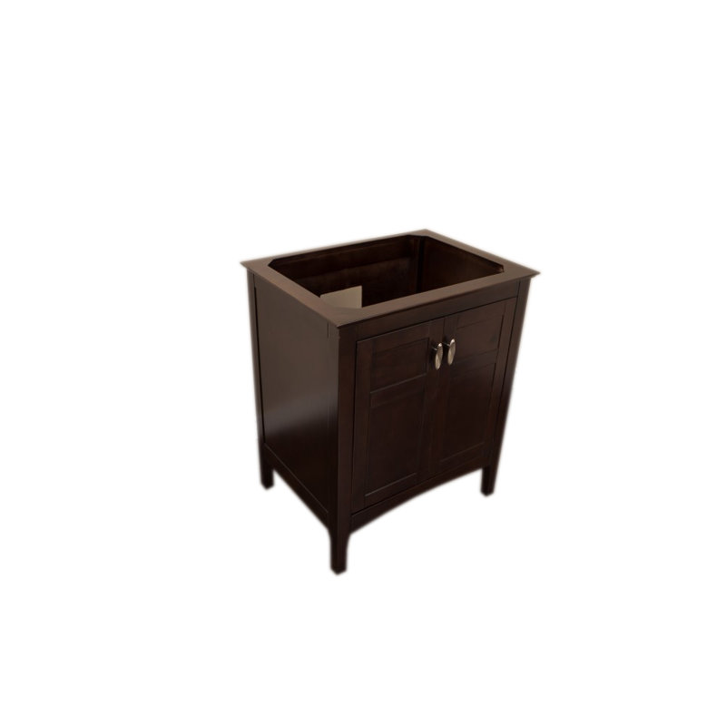 Base de meuble-lavabo simple 29 po seulement, Noyer couleur sable