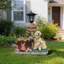 Labrador Dog Family Planter Garden Statue
