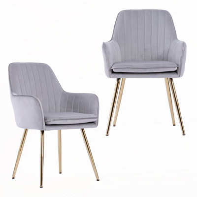 Accent Chairs with Metal Legs