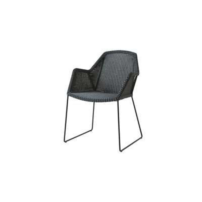 Breeze Metal Patio Dining Armchair