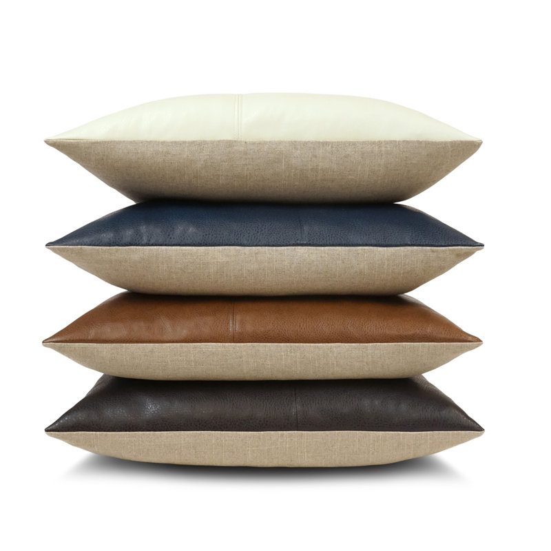Rodeo Pillow Cover & Insert, Square 20", Ivory