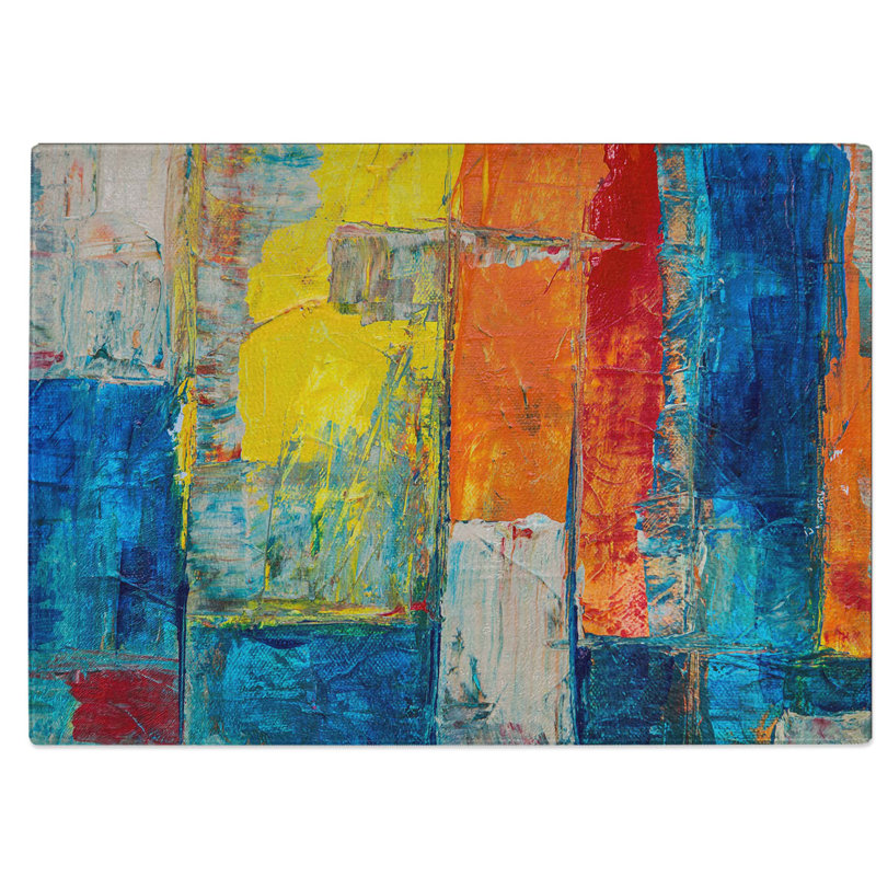 Tempered Glass Art Painting Vol.396 Chopping Board, 28.5 cm W x 20 cm L