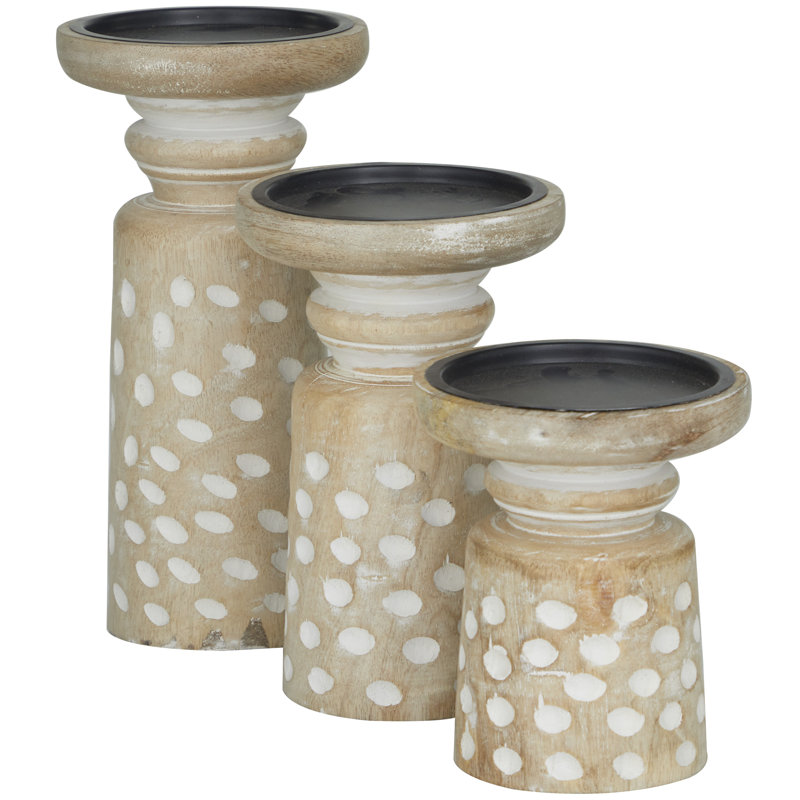 Porte-bougie Traditional, Crème