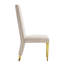 Chaise de salle à manger en velours Houtzdale