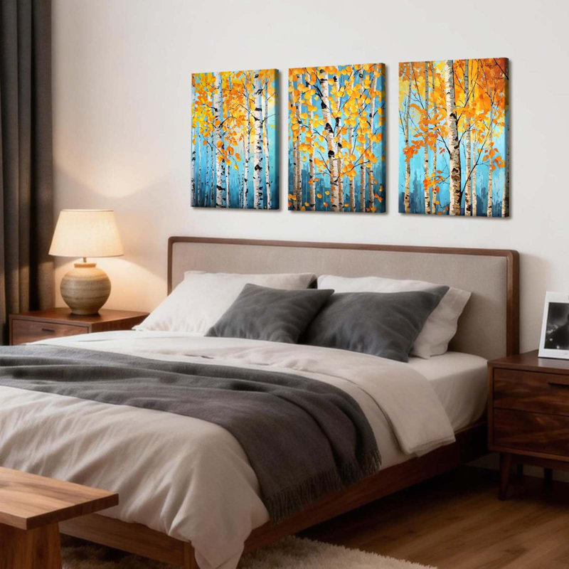 3 Piece Wrapped Canvas Print, 30" H x 40" W