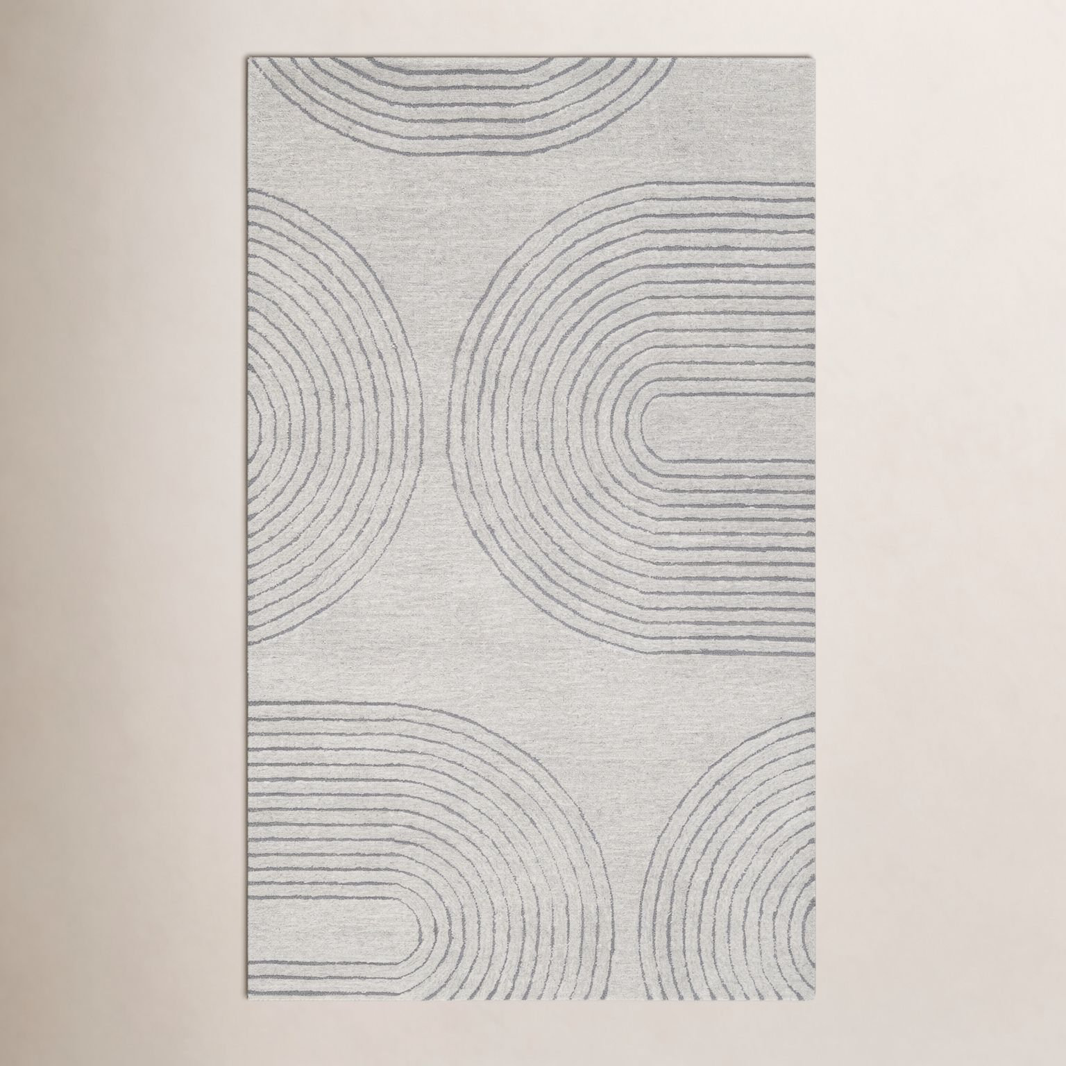 Helaine Hand-Tufted Abstract Rug, Rectangle 6' x 9'