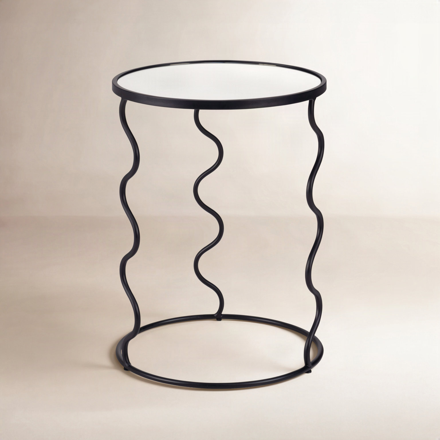 Glass End Table