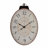 Trappe Manufactured Wood Wall Clock