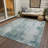 Machine Washable Indoor/Outdoor Claudian ACN1649 Turquoise Rug-104345868