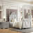 Grey 3-Drawer Nightstand