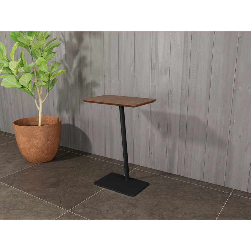 Pieds de table personnels Willow, Noir, Noyer Riftwood