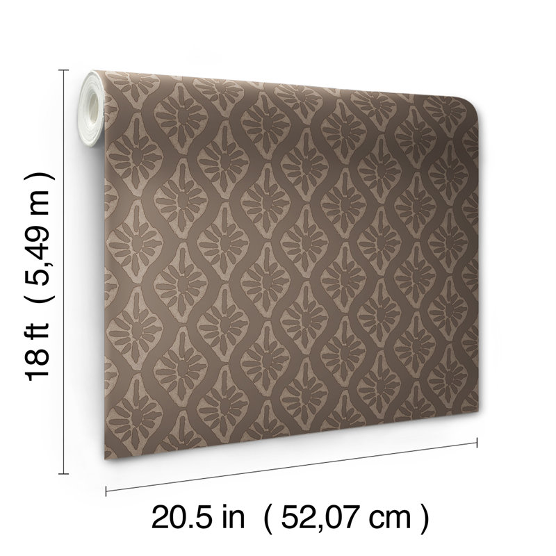 Papier peint adhésif Nova Carob Brown