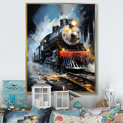 Abstrait train fluide - impressions murales modernes