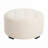 Upholstered Button Tufted Round Ottoman-2095990372
