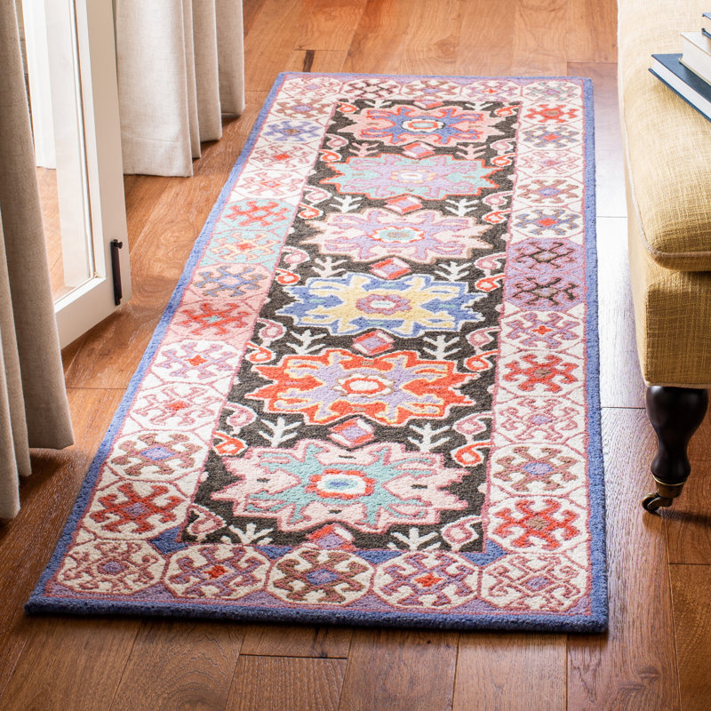 Sazerac Hand Tufted Wool Oriental Rug, Round 5'