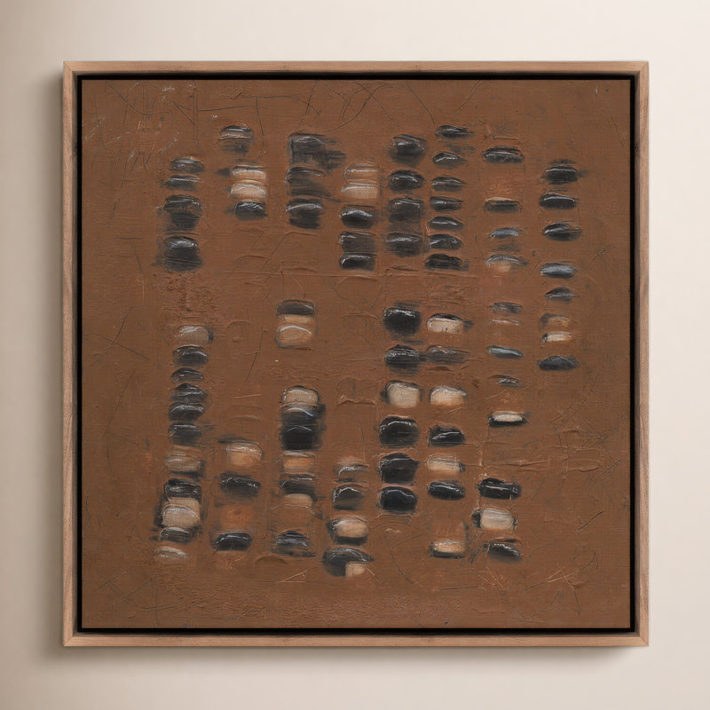 Adobe by Jamie Beckwith - Floater Frame Print on Canvas, Rustic Walnut Framed, 40" H x 40" W