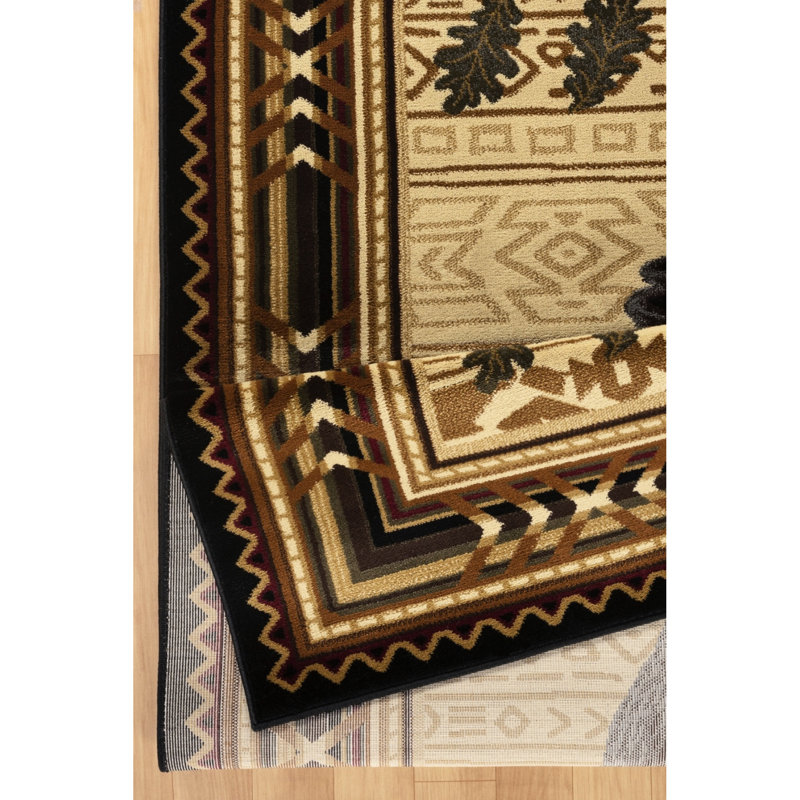 Tapis noir Nature's Nest Gccbl3010 - 2 pi 7 po X 3