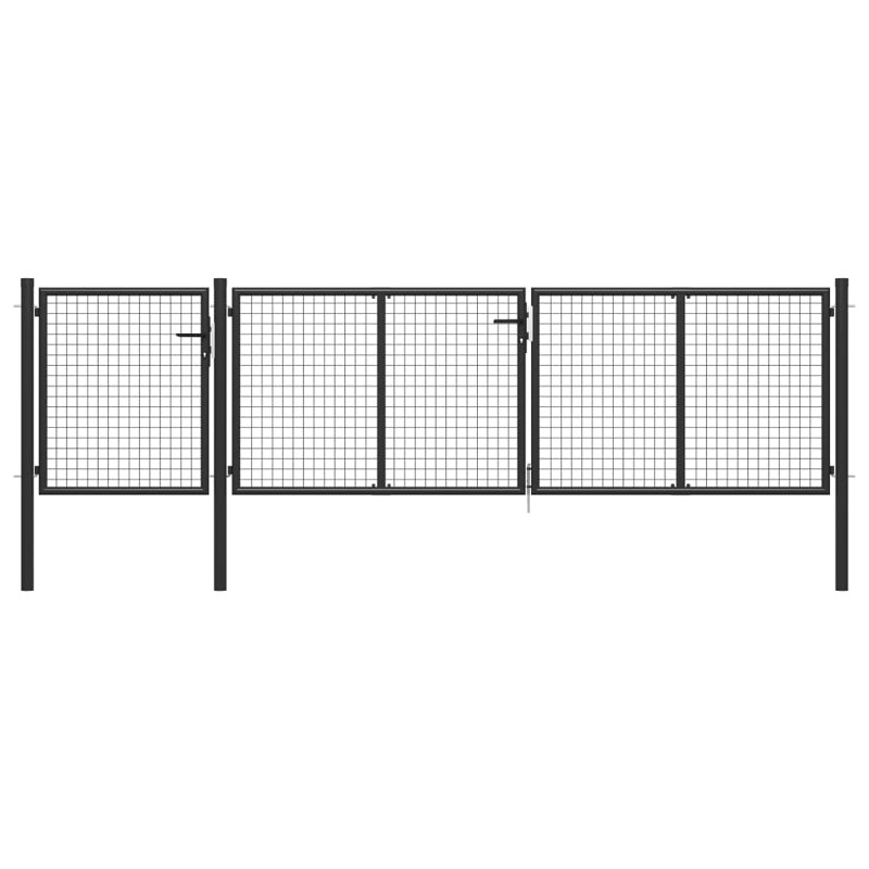 Actin Garden 13' x 5' (4m x 1.5m) Metal Gate