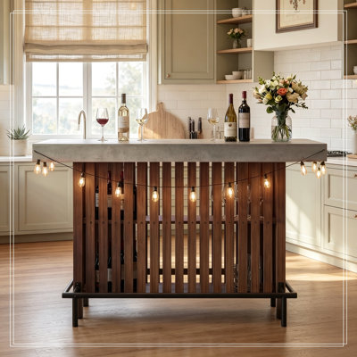 Huntington with 2-Tier Wine Rack