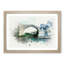 Stari Most Old Bridge in Abstract - Picture Frame Graphic Art Print-55729800-55729802