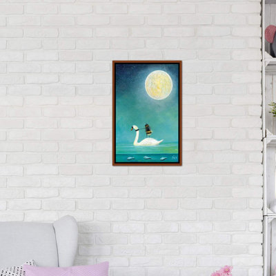 " Ride a White Swan " Painting