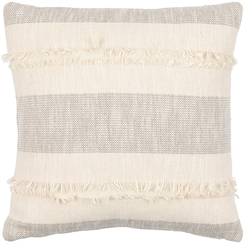  Housse de coussin et insert 2 jetés en polyester, 18 po x 18 po, Polyester / bourre en polyester