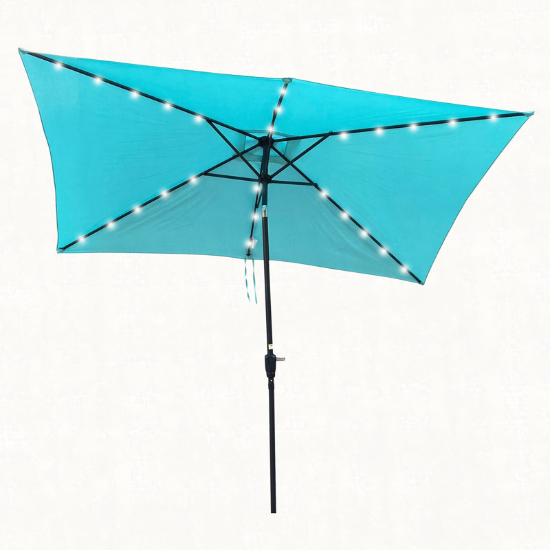 Parasols de marché extérieurs 10 x 6,5 t, Turquoise
