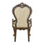 Chaise rembourrée avec accoudoirs (ensemble de 2)