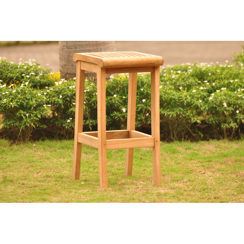 Mainor Outdoor Teak Bar Stool