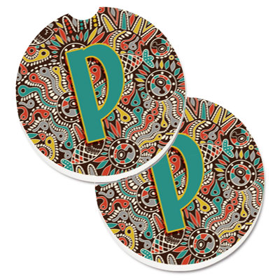 Sous-verre voiture tribal initial