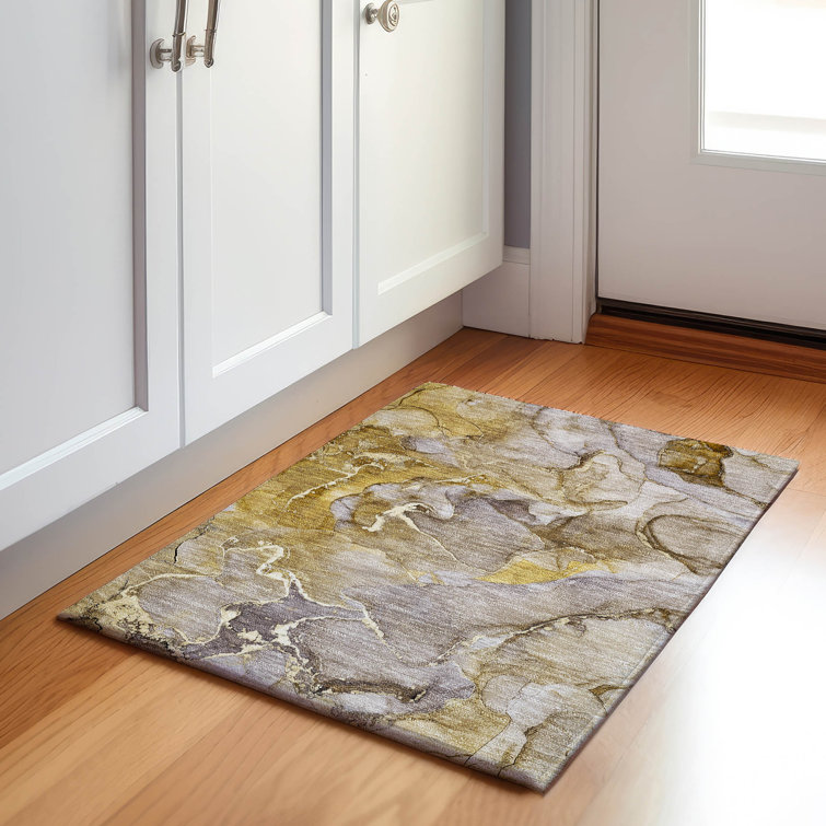Premium Machine Washable Cerrito AMF500 Taupe Rug