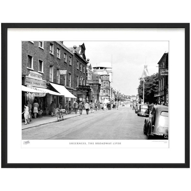 Sheerness, The Broadway C1950 by Francis Frith - Single Picture Frame Print, 45cm H x 60cm W x 2.3cm D