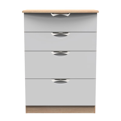 Bhodhini 4 Drawer Deep Chest (Ready Assembled)