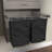 Full Extension Classic Chrome Slide-out Laundry Hamper for Cabinets with Removable Bag (30" Width)-891342026-891342027