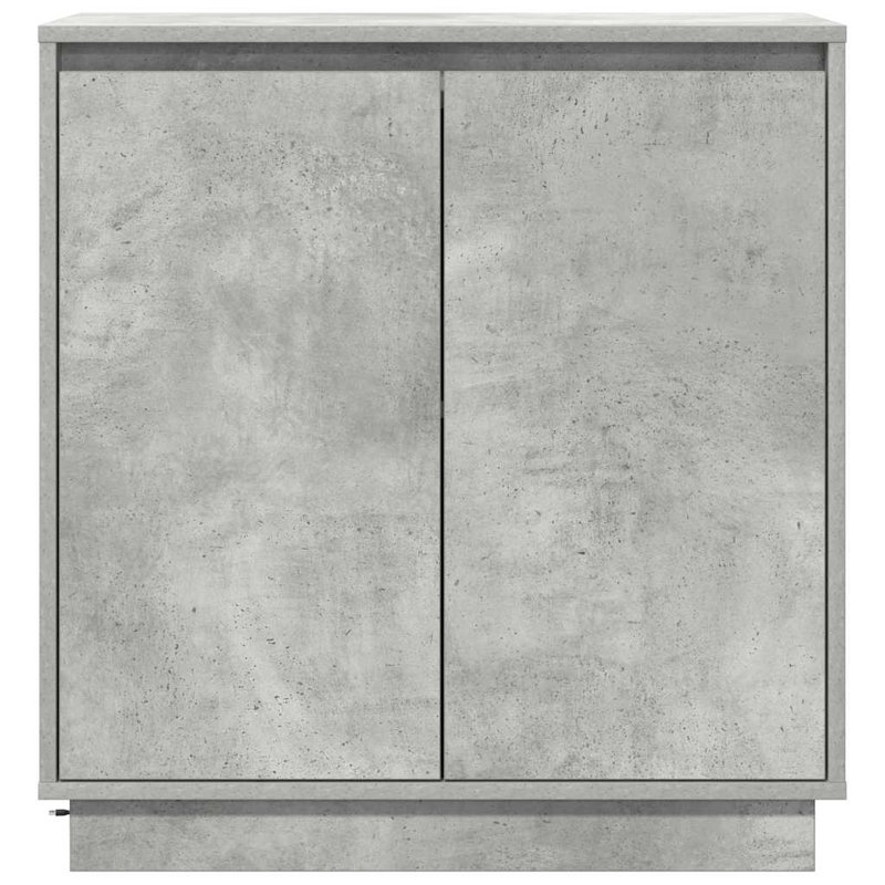  Sideboard 71 X 34.5 X 75 Cm Engineered Wood, Concrete Grey