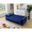 Canapé-lit double en velours avec rangement Biscuit-355639376-355639383