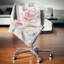 Fleur rose rose avec éclaboussures de peinture - coussin imprimé floral-30746141-30746144