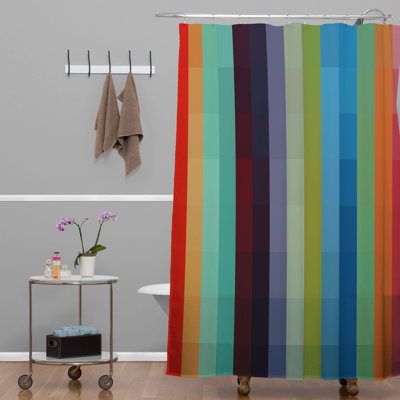 Rideau de douche simple city colors Madart Inc